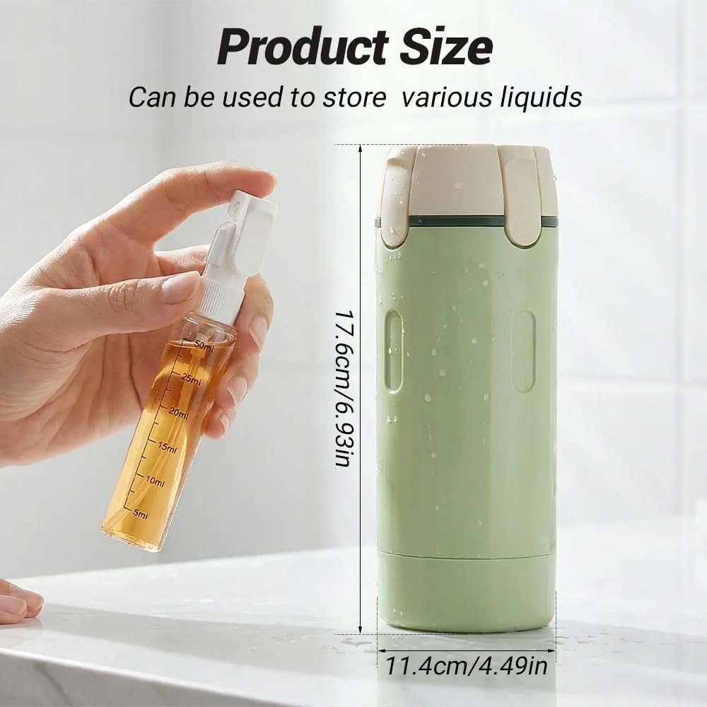 4 in 1 Travel Dispenser, Leak Proof Travel Bottles Set 4 Pack
