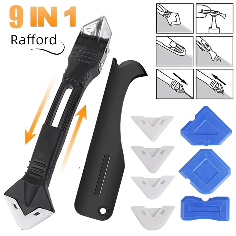 5 in 1 Metal Head Shovel Glue Tool Kit