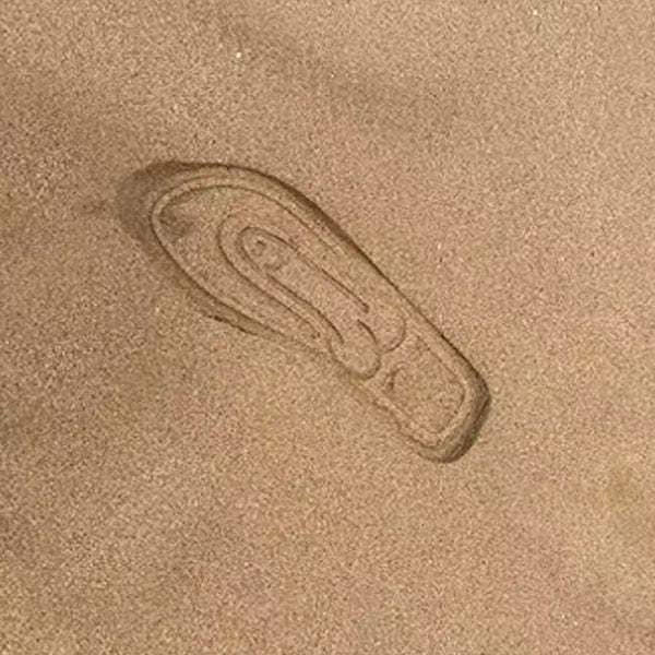 Funny Beach Sandals with Hidden Design