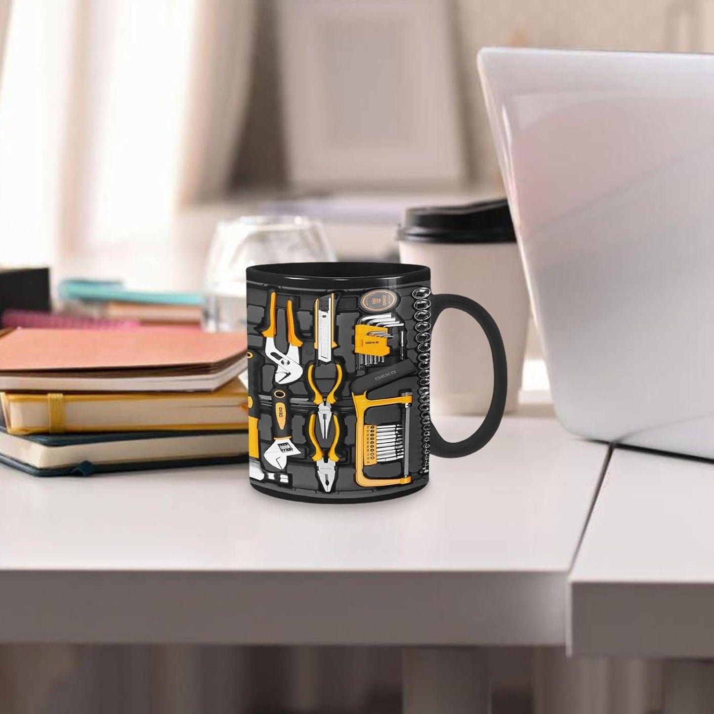 Mechanic Toolbox Set Pattern Stylish Coffee Mug