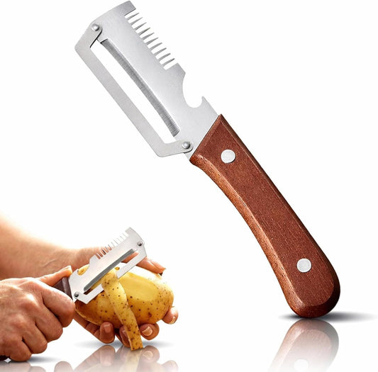 Kitchen Multifunctional Vegetable Serrated Peeler