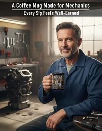 Mechanic Toolbox Set Pattern Stylish Coffee Mug