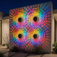 Solar Mandala Projection Decorative Wall Light