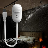 2-in-1 Galaxy Dreamy Projector with Starry Sky Design and Night Light