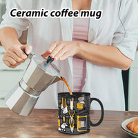 Mechanic Toolbox Set Pattern Stylish Coffee Mug