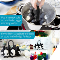 Penguin-Shaped Egg Cooker for Boiled Eggs