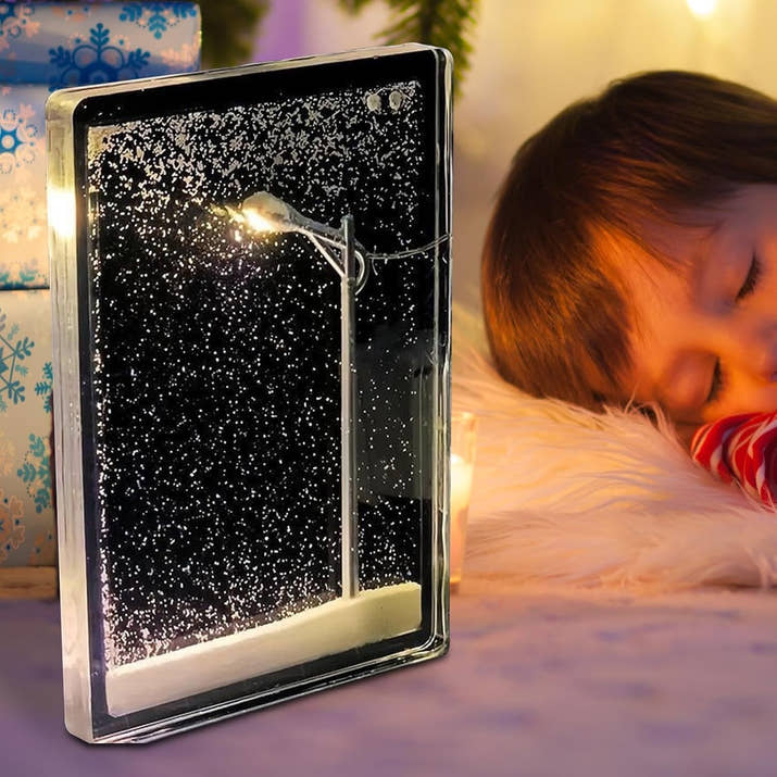 Street Light Snow Globe Night Lamp