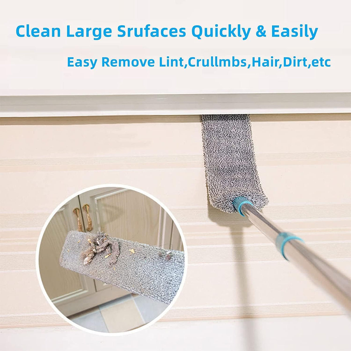 Microfiber Duster Brush with an Extension Pole