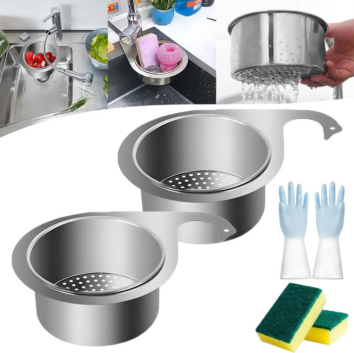 Stainless Steel Sink Strainer Basket