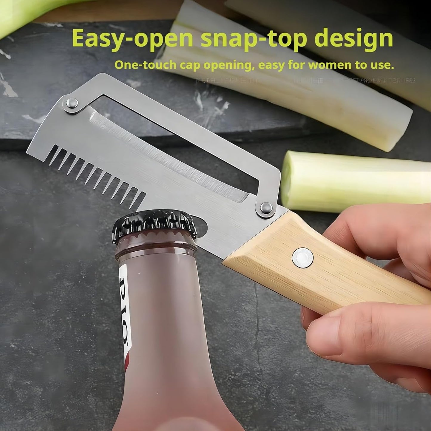 Kitchen Multifunctional Vegetable Serrated Peeler