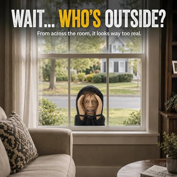 Scary Window Peeper Halloween Prank