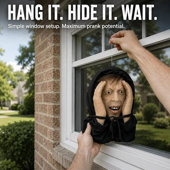 Scary Window Peeper Halloween Prank