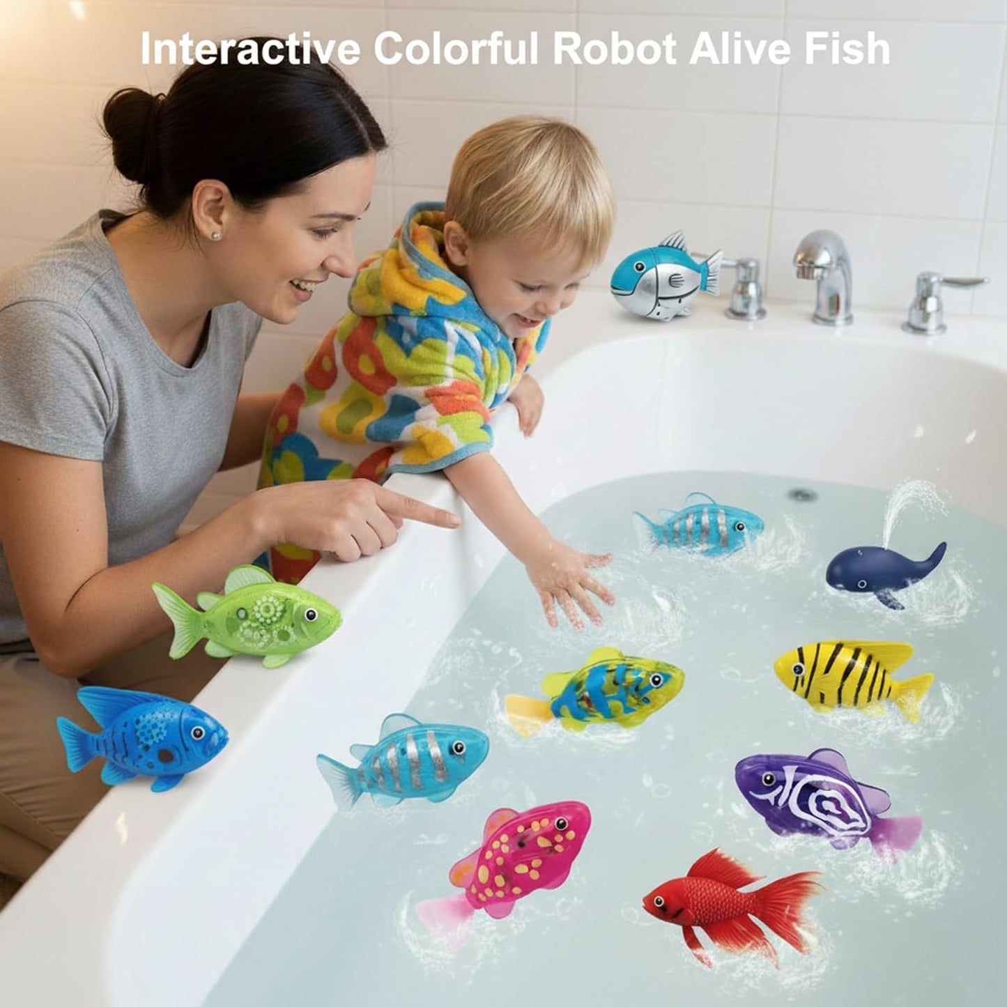 Magic Swimming Fish with Lights