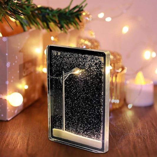 Street Light Snow Globe Night Lamp