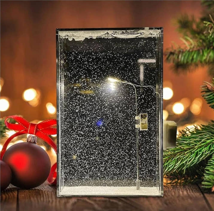 Street Light Snow Globe Night Lamp