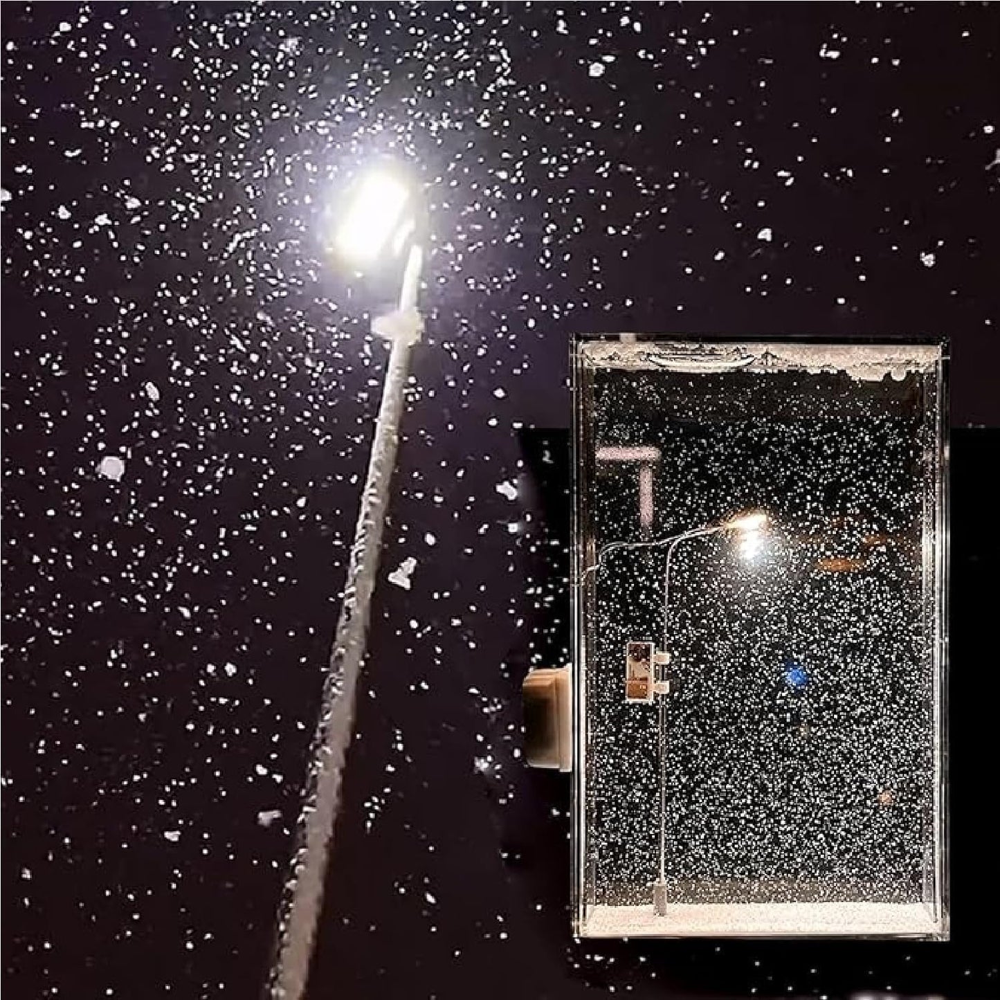Street Light Snow Globe Night Lamp