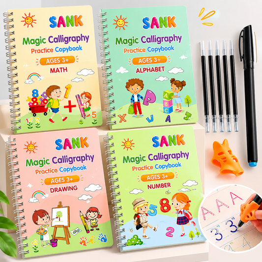 Reusable Magic Writing Workbook Set