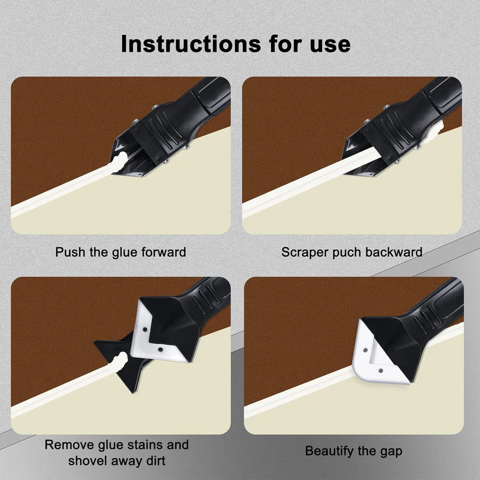 5 in 1 Metal Head Shovel Glue Tool Kit