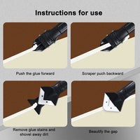 5 in 1 Metal Head Shovel Glue Tool Kit