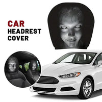Spooky Car Headrest Covers