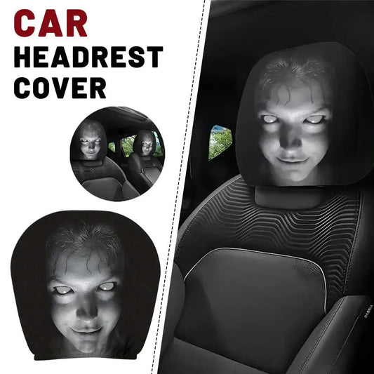 Spooky Car Headrest Covers