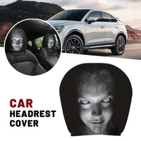 Spooky Car Headrest Covers