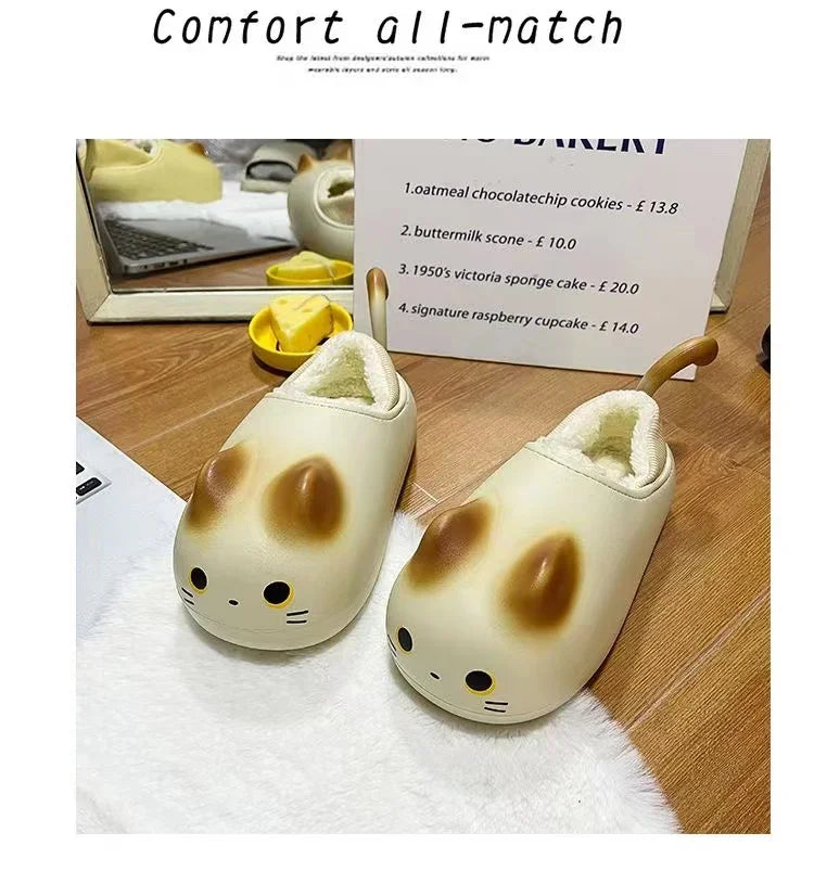 Cute Cat Paw Comfortable Slippers