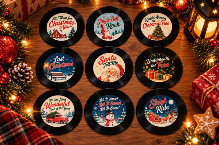 Christmas Vinyl Frame