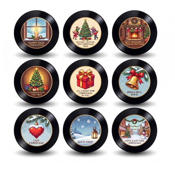 Christmas Vinyl Frame