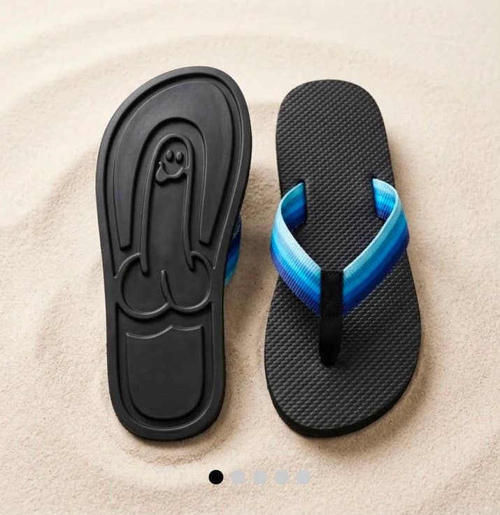 Funny Beach Sandals with Hidden Design