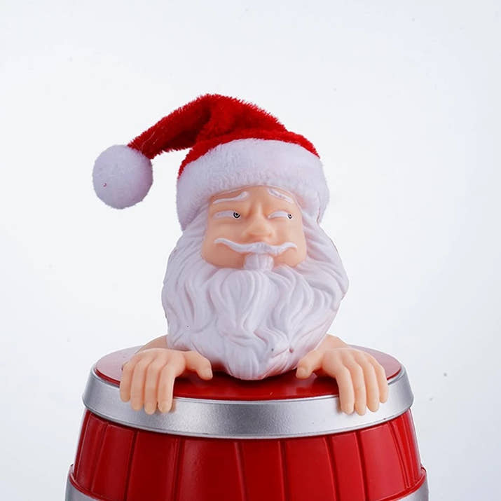 Funny Santa Claus Wooden Barrel Cigarette Holder