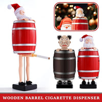 Funny Santa Claus Wooden Barrel Cigarette Holder