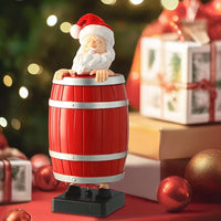 Funny Santa Claus Wooden Barrel Cigarette Holder