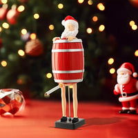 Funny Santa Claus Wooden Barrel Cigarette Holder